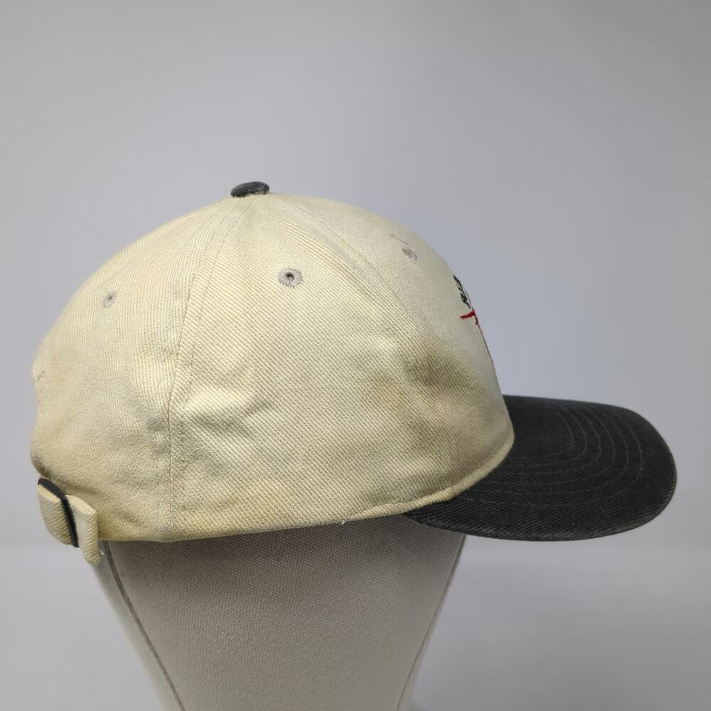 Marlboro Unlimited Adventure Team Baseball Cap Beige Black One Size Cotton Hat - Picture 5 of 10